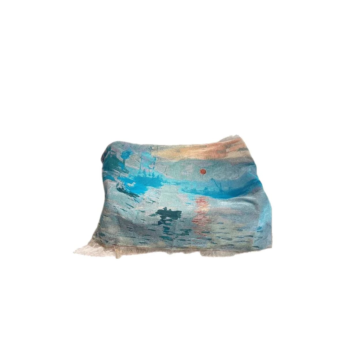 Selimut Tapestry Gaya Lukisan Minyak untuk Hiasan Sofa & Dinding
