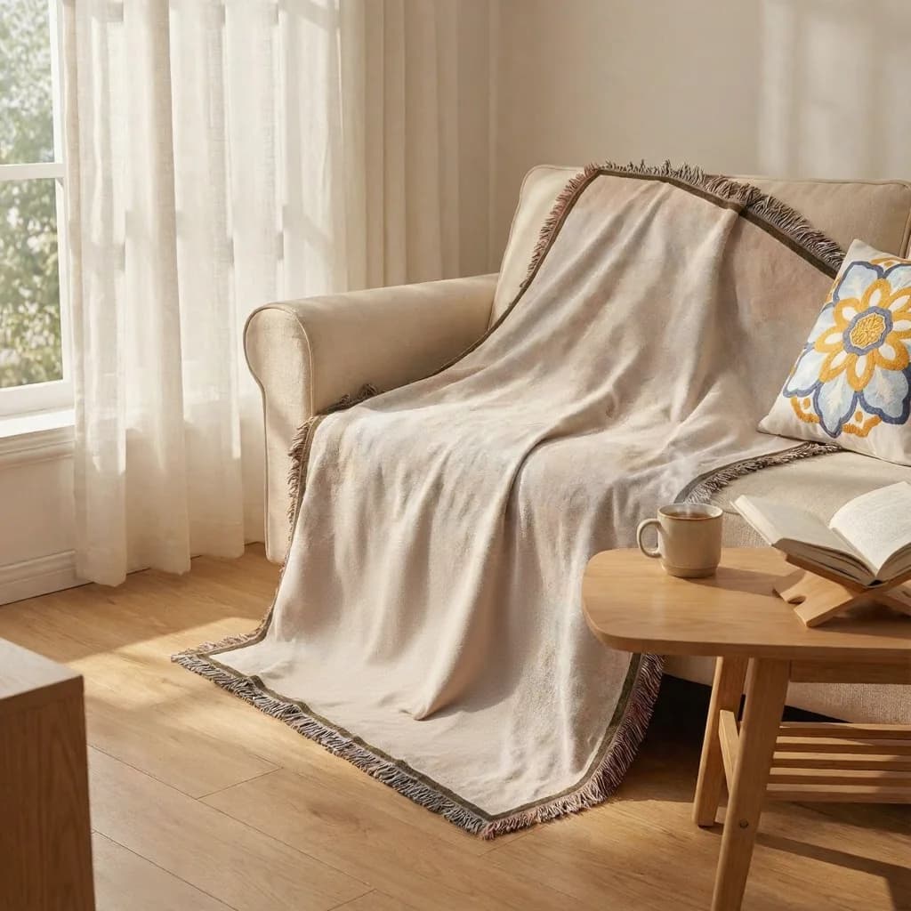 Selimut Tapestry Tenunan untuk Sofa, Katil & Hiasan Dinding